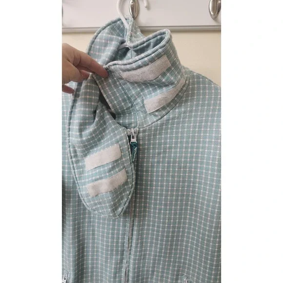 Bench Womens Long Sleeve Light Blue/teal Full Zip Up‎ Sweater XL - Picture 5 of 7